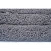 Classic 2 Pc Bath Rug Set, Platinum Gray