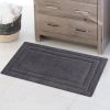 Classic 2 Pc Bath Rug Set, Platinum Gray