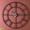 Oversized 30-inch Black Wall Clock with Roman Numerals *Free Shipping*