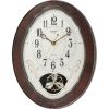 Wood Frame Pendulum Wall Clock - Plays Melodies on the Hour *Free Shipping*