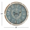 Vintage Style 25-inch Nautical Blue Wall Clock *Free Shipping*