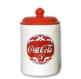 Coca Cola 5¢ Ceramic Cookie Jar