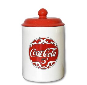 Coca Cola 5Â¢ Ceramic Cookie Jar