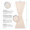 Simple Life Flax Natural Door Panel 72x40 *Free Shipping*