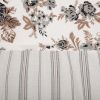 Annie Portabella Floral Ruffled Shower Curtain 72x72 *Free Shipping*