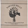 Sawyer Mill Charcoal Windmill Shower Curtain 72x72 *Free Shipping*