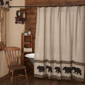 Wyatt Bear Shower Curtain 72x72 *Free Shipping*