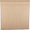 Burlap Vintage Shower Curtain 72x72 *Free Shipping*