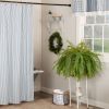 Sawyer Mill Blue Ticking Stripe Shower Curtain 72x72 *Free Shipping*