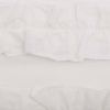 White Ruffled Sheer Petticoat Door Panel 72x40 *Free Shipping*