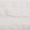 White Ruffled Sheer Petticoat Door Panel 72x40 *Free Shipping*