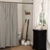 Ashmont Ticking Stripe Shower Curtain 72x72 *Free Shipping*