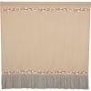 Ashmont Cotton Shower Curtain 72x72 *Free Shipping*