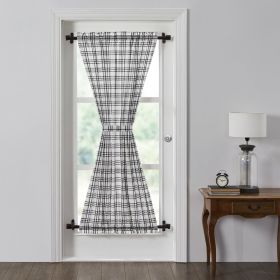 Sawyer Mill Black Plaid Door Panel 72x40 *Free Shipping*