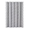 Frayed Lattice Creme & Black Shower Curtain 72x72 *Free Shipping*