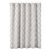 Frayed Lattice Oatmeal Shower Curtain 72x72 *Free Shipping*