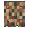 Tea Cabin Shower Curtain Patchwork 72x72 *Free Shipping*