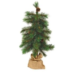 Royal Oregon Pine 24 inch Holiday Christmas Tree With Burlap Base