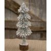 Heavy Snowy Pencil 16 inch Holiday Christmas Tree Decoration