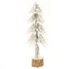 Heavy Snowy Pencil 16 inch Holiday Christmas Tree Decoration