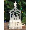 Christmas Holiday Nativity Scene Block Countdown Advent Calendar Decoration