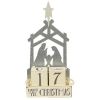 Christmas Holiday Nativity Scene Block Countdown Advent Calendar Decoration