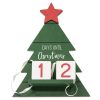 "Days Until Christmas" Shiplap Tree Countdown Calendar Holiday Decoration