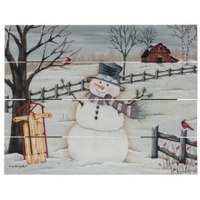 Christmas Holiday "In the Meadow" Pallet Art