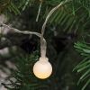 White Ball Berry LED String Christmas Lights
