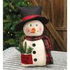 Christmas Holiday North Pole Snowman Decoration