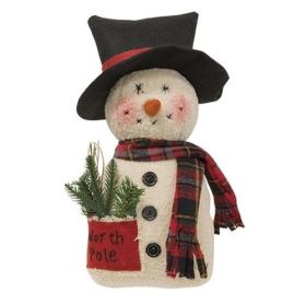 Christmas Holiday North Pole Snowman Decoration