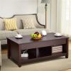 Brown Wood Lift Top Coffee Table with Hidden Storage Space *Free Shipping*