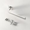 Bright Polished Square Base Bar/Hook, Silver Towel Rack, Bathroom Accessory *Free Shipping*