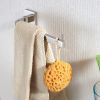 Bright Polished Square Base Bar/Hook, Silver Towel Rack, Bathroom Accessory *Free Shipping*