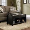 Black Wood Finish Lift-Top Coffee Table with Bottom Storage Space *Free Shipping*