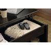 Black Wood Finish Lift-Top Coffee Table with Bottom Storage Space *Free Shipping*