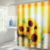 Sunflower Waterproof Polyester Shower Curtain *Free Shipping*