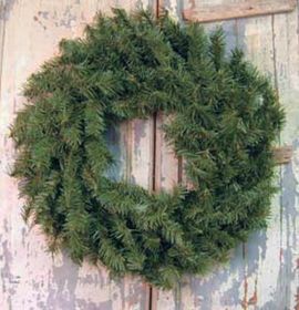 24 Inch Canadian Pine Christmas Holiday Wreath