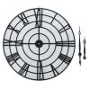 32 Inch Metal Wall Clock Roman Digital Iron Wall Clock *Free Shipping*