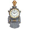 Casey Jones Steam Locomotive Train Sculptural Wall Clock