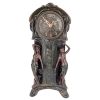 Dual Maiden Art Nouveau Mantelpiece Clock