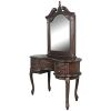 The Queen Anne Dressing Table and Mirror Set