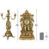 Chateau Chambord Clock and Candelabra Ensemble