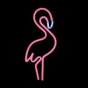 Flamingo Neon Sculpture