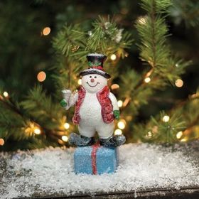 Willie Snowman With Bell Holiday Christmas Decoration