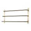 Three Staggered Bars Bathroom Towel Rack, Luxury Brushed Gold, 304 SS, 17.72 in. *Free Shipping*