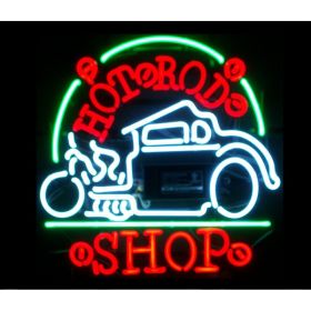 Hot Rod Shop Neon Bar Sign