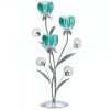 Peacock Bloom Candle Holder - Triple