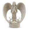 Sand-Look Angelic Candle Holder