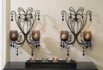 Beaded Candle Wall Sconce Pair *Free Shipping on orders over $70*